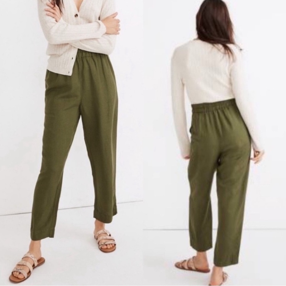 Madewell Huston Pull-on Cropped Pants